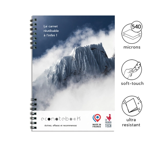 image du produit Carnet A5 réutilisable fabriqué en France - EcoNotebook