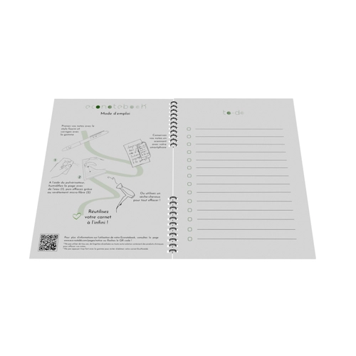 image du produit Carnet A5 réutilisable fabriqué en France - EcoNotebook