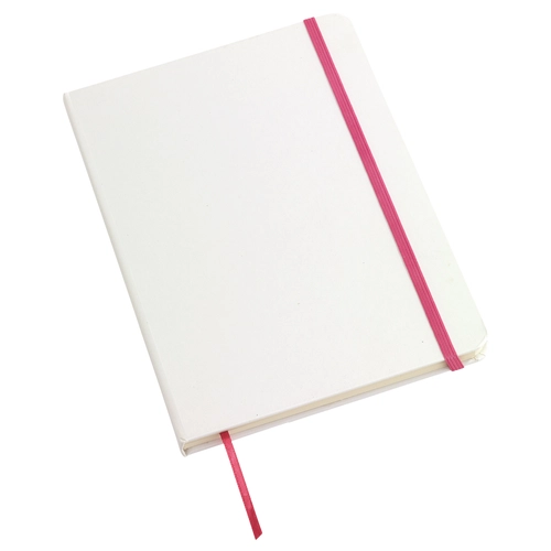 image du produit Carnet A6 AUTHOR, bloc notes blanc avec élastique colorée