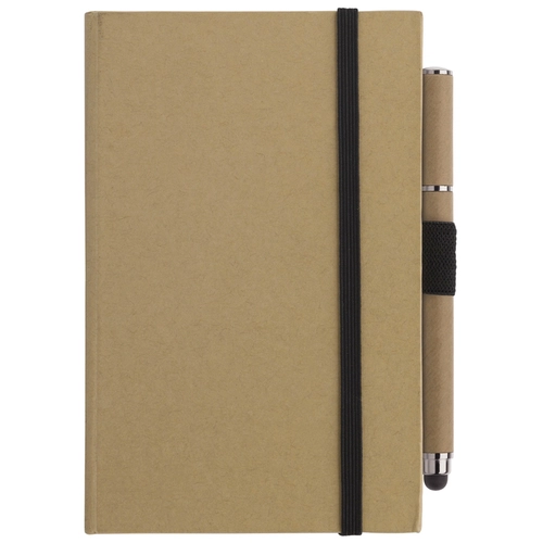 image du produit Carnet A6 en carton, bloc notes avec stylo-stylet inclus