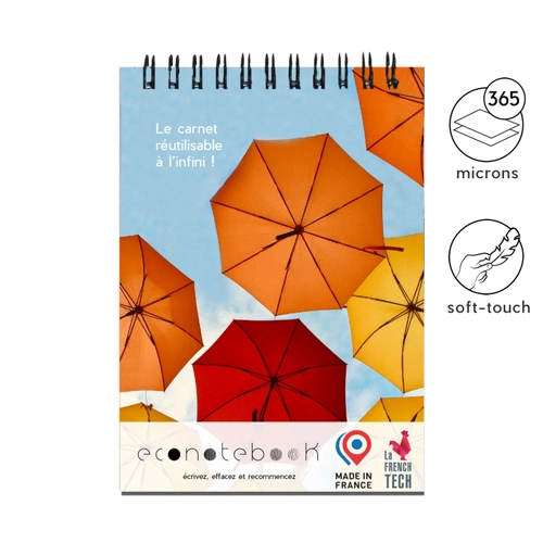 image du produit Carnet A6 réutilisable fabriqué en France - EcoNotebook