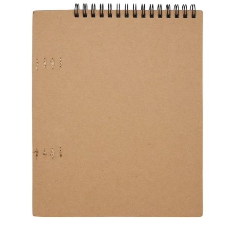 image du produit Carnet de notes à spirales A5 à couverture souple et set de crayons gras
