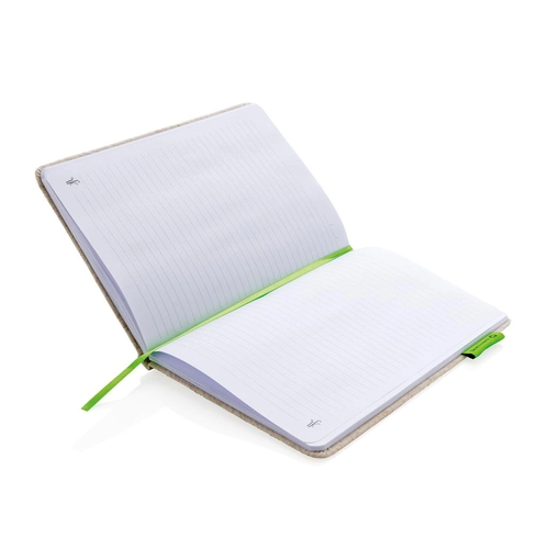 image du produit Carnet de notes A5 avec couverture en juco - papier bambou