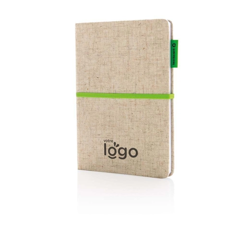 image du produit Carnet de notes A5 avec couverture en juco - papier bambou