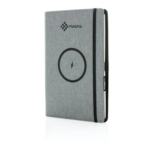 image du produit Carnet de notes A5 en RPET - conférencier chargeur induction