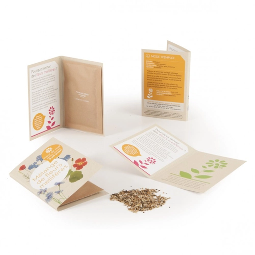 image du produit Carte avec sachet de graines personnalisable