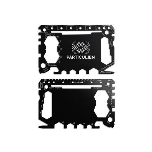 image du produit Carte outil multifonction en acier inoxydable