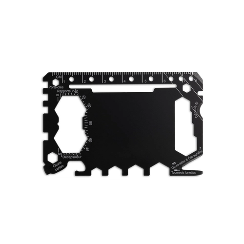 image du produit Carte outil multifonction en acier inoxydable