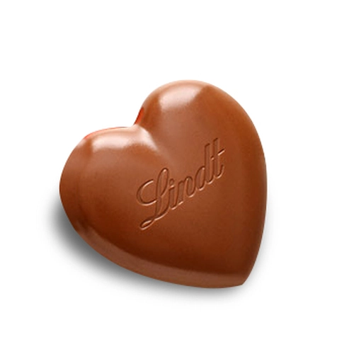 image du produit Carte personnalisable avec cœur en chocolat LINDT 5g