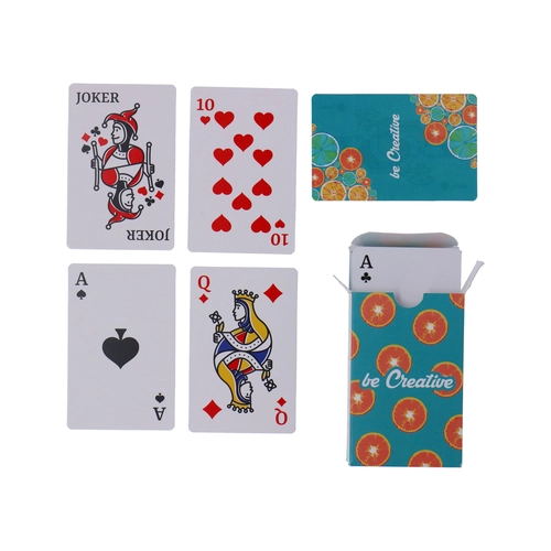 image du produit Cartes à jouer personnalisées 54 cartes - fabrication Europe