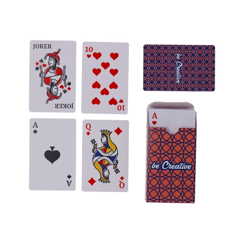 image du produit Cartes à jouer personnalisées 54 cartes - fabrication Europe