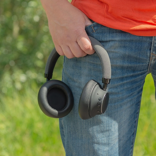 image du produit Casque à réduction de bruit ANC sans fil noir