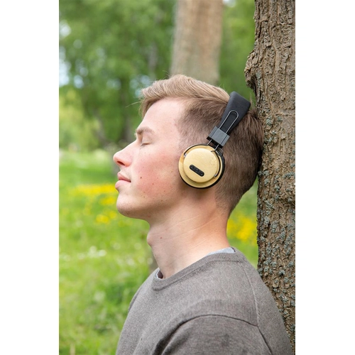 image du produit Casque audio Bluetooth 5.0 en bambou