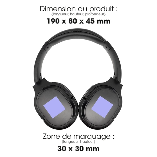 image du produit Casque eco sans fil Bluetooth 5.0 avec micro