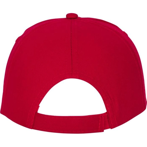 image du produit Casquette 5 panneaux avec fermeture velcro - Œillets brodés