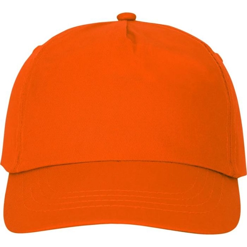 image du produit Casquette 5 panneaux avec fermeture velcro - Œillets brodés