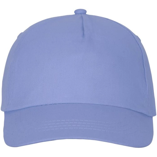 image du produit Casquette 5 panneaux avec fermeture velcro - Œillets brodés