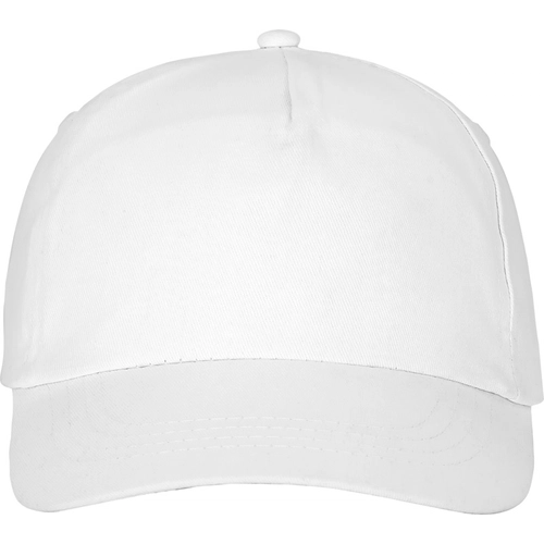 image du produit Casquette 5 panneaux avec fermeture velcro - Œillets brodés