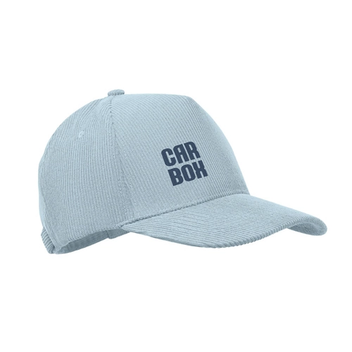 image du produit Casquette de baseball à 5 panneaux en velours côtelé de polyester