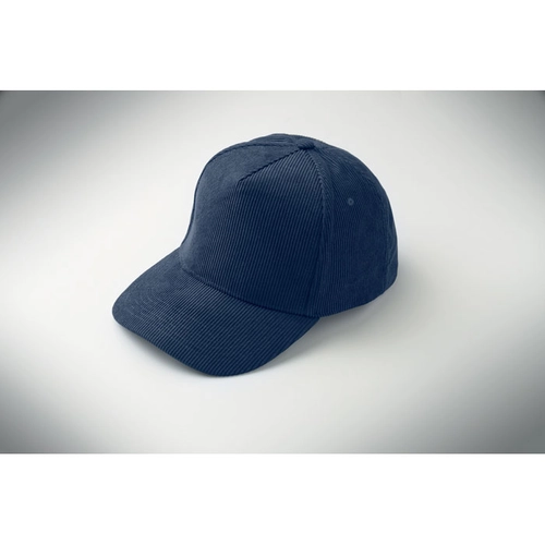 image du produit Casquette de baseball à 5 panneaux en velours côtelé de polyester