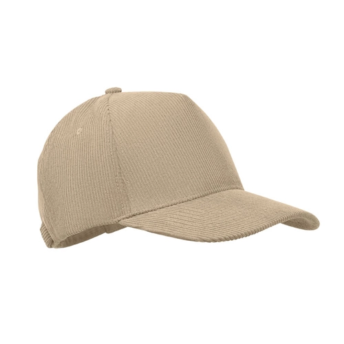 image du produit Casquette de baseball à 5 panneaux en velours côtelé de polyester