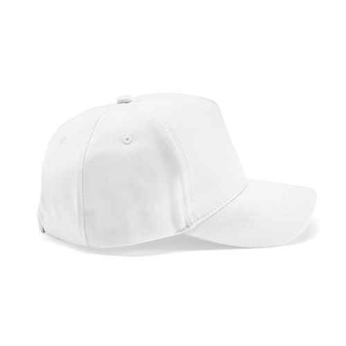 image du produit Casquette en coton recyclé 280g/m2 - casquette 5 panneaux