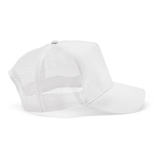 image du produit Casquette en coton recyclé avec tissu arrière en RPET - 5 panneaux