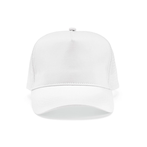 image du produit Casquette en coton recyclé avec tissu arrière en RPET - 5 panneaux