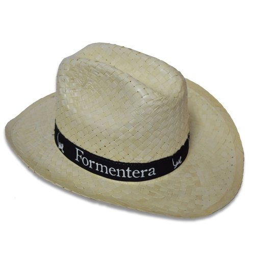 image du produit Chapeau 100% paille style COWBOY fabrication Espagne