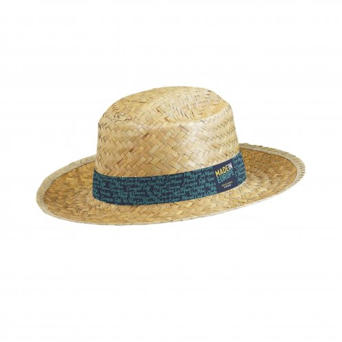 image du produit Chapeau de paille HAVANA avec bandeau en sublimation