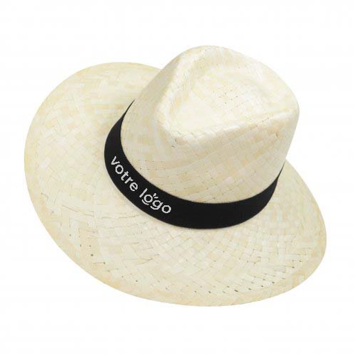 image du produit Chapeau de paille PANAMA avec bandeau