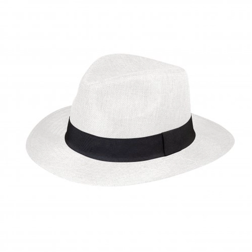 image du produit Chapeau de paille Panama DAYTON avec bandeau noir