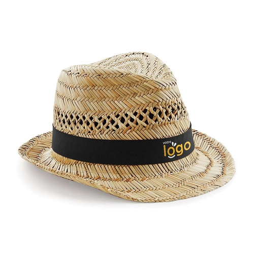 image du produit Chapeau mou de plage en paille fait main