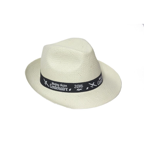 image du produit Chapeau PANAMA forme borsalino 100% fibre végétale - fabrication Espagne