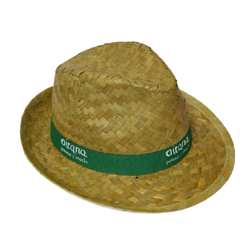 image du produit Chapeau TIROLE vert mixte 100% paille - fabrication Espagne