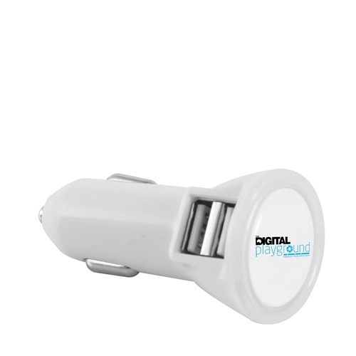 image du produit Chargeur de voiture à Led, 2 ports USB