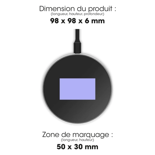 image du produit Chargeur sans fil eco 15W charge ultra-rapide