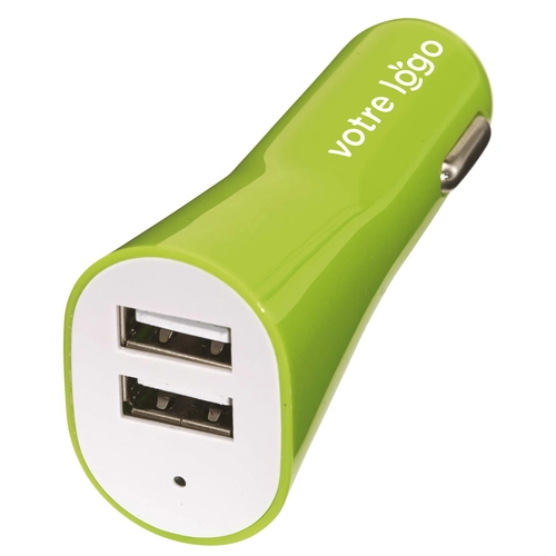 image du produit Chargeur USB de voiture 2 ports USB