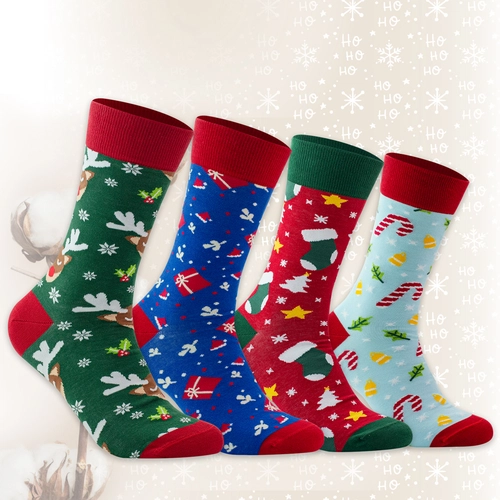 image du produit Chaussettes de Noël 100% personnalisable - Made in europe