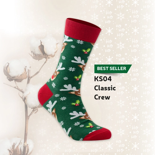 image du produit Chaussettes de Noël 100% personnalisable - Made in europe