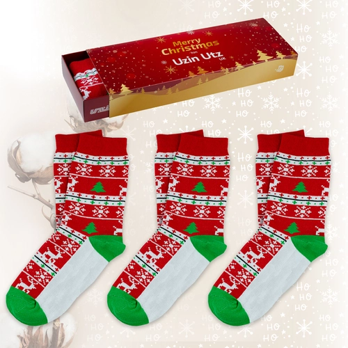 image du produit Chaussettes de Noël 100% personnalisable - Made in europe