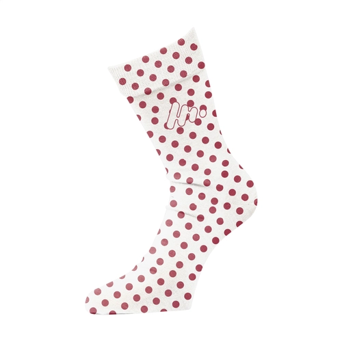 image du produit Chaussettes tricotées en coton, polyamide et lycra