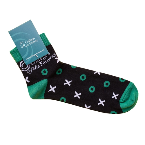 image du produit Chaussettes trois-quarts 100% personnalisable - chausette de sport fullprint