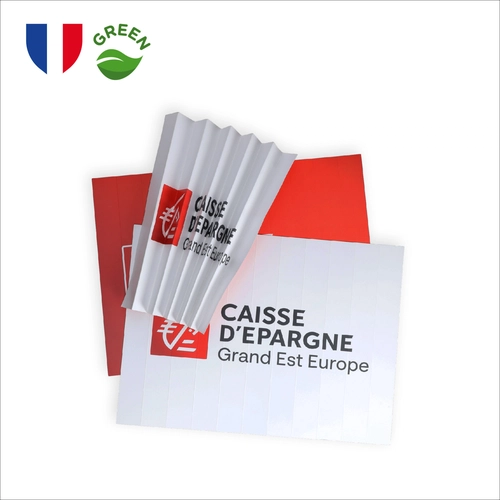 image du produit Clap de supporter en carton 100% personnalisable - Fabrication France