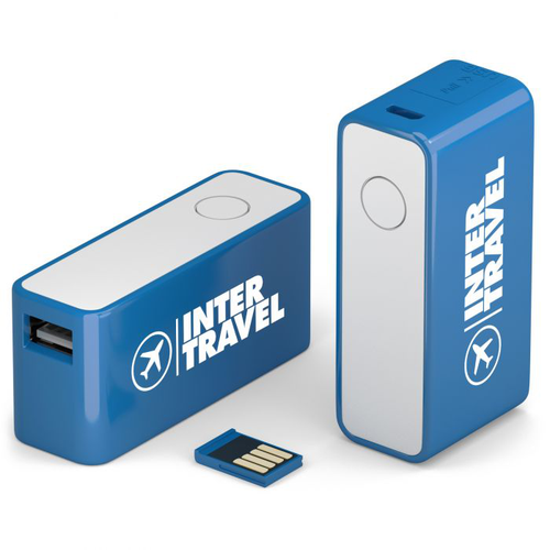 Clé USB 4-8GB avec Powerbank mini FLASH