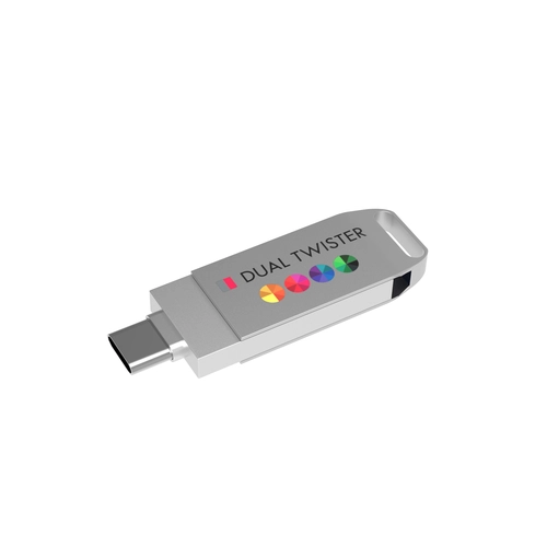 image du produit Clé USB Type-C twister 3.0 personnalisable
