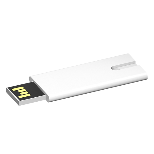 image du produit Clé USB ultra mince avec effet caoutchouté - 512MO à 128GB