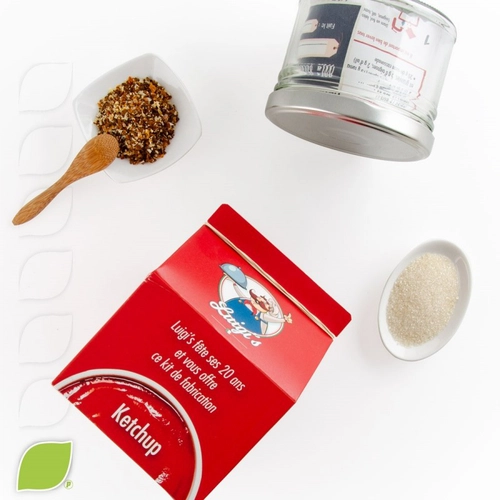 image du produit Coffret gastronomique DIY ketchup avec bocal