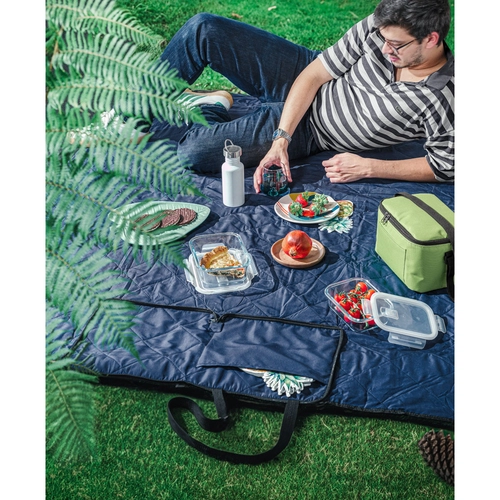 image du produit Couverture de pique-nique pliable en rPET et PEVA