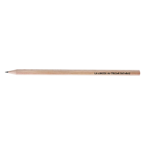 image du produit Crayon 17,6cm, sans vernis, hexagonal tête coupée